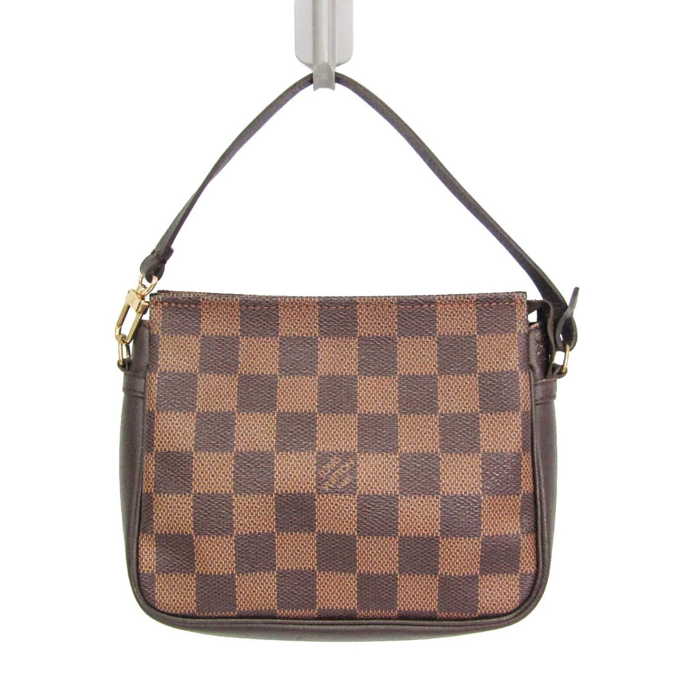 Louis Vuitton Damier Makeup Pouch N51982 Women's Handbag,Pouch Brown